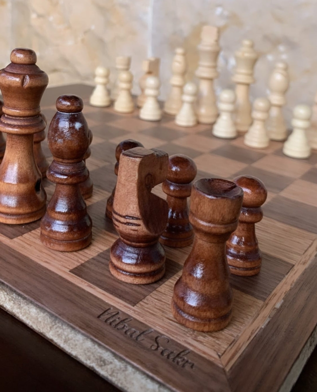 Classic Wooden Chess (plain)