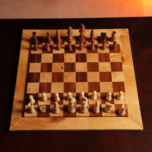 Brown/beige chess