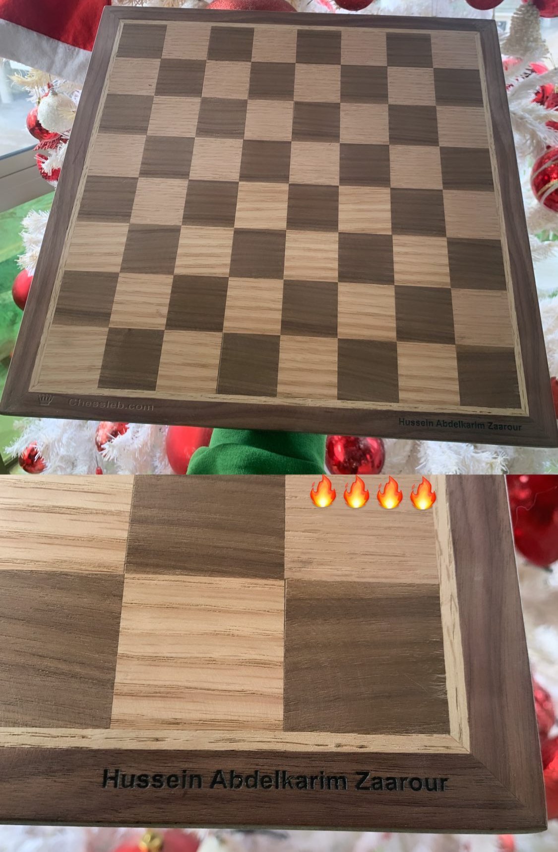 Classic wooden chess(numbers/letters)