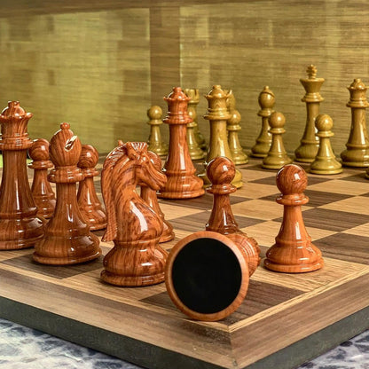 American Staunton resin chess pieces