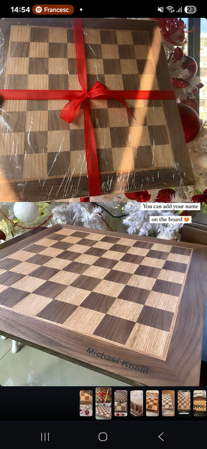Classic Wooden Chess (plain)