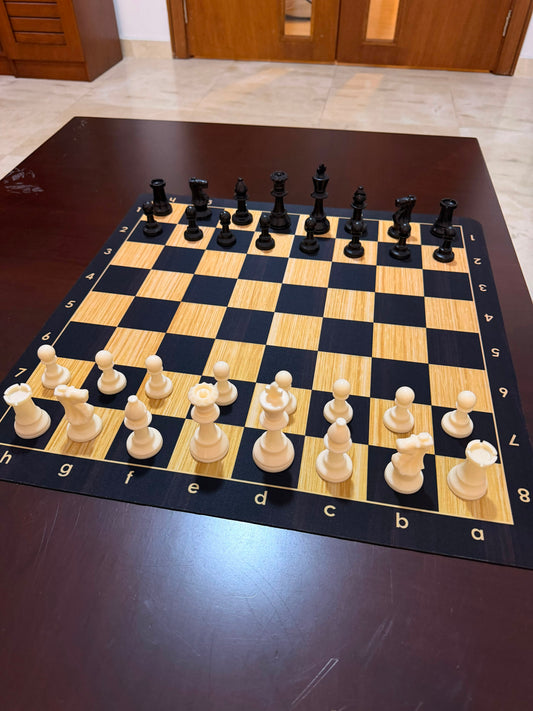 Rubber foldable chess