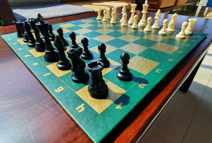 Leather Wooden Chess