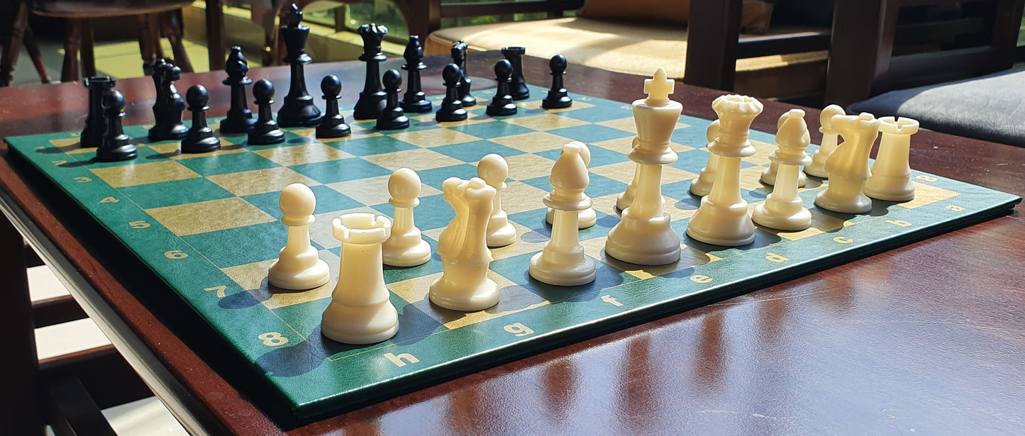 Leather Wooden Chess