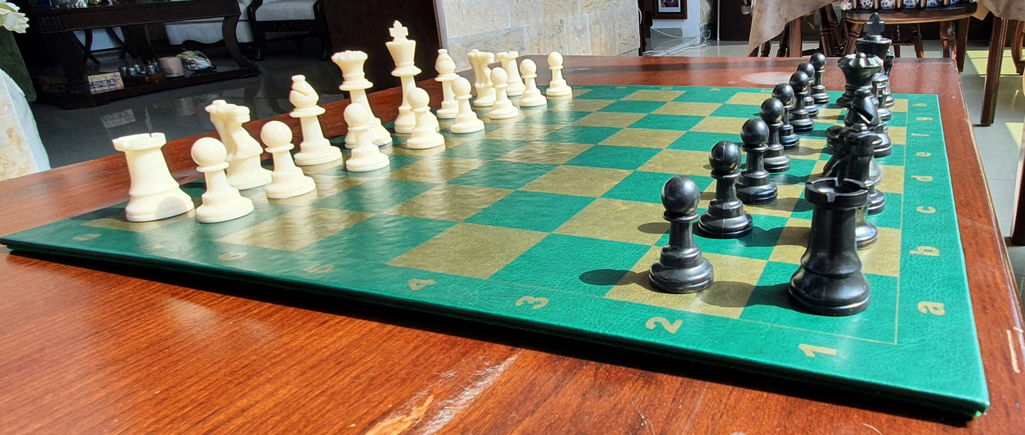 Leather Wooden Chess