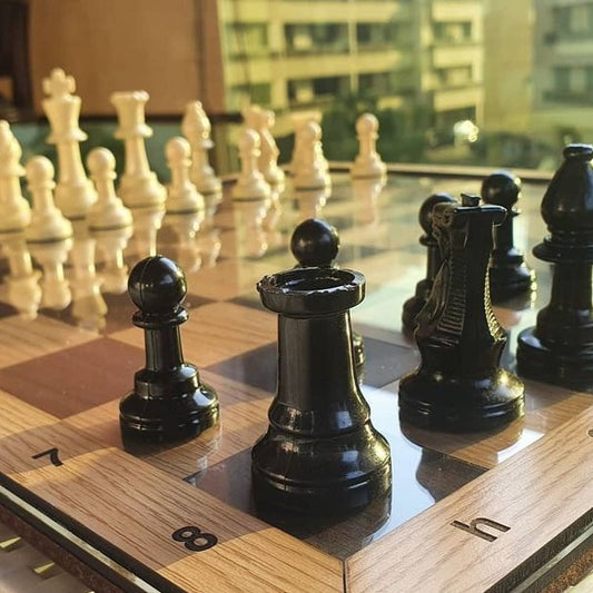 Handmade Wooden Plexi Chess