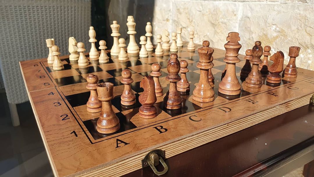 3 in 1 Foldable Wooden Chess