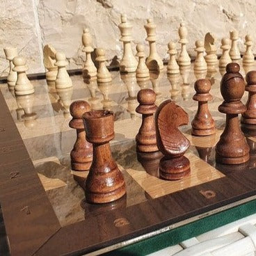 Velvet Wooden Plexi Chess