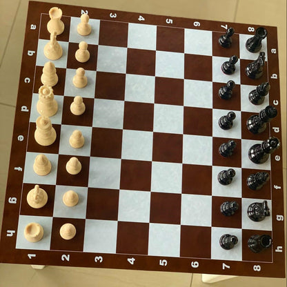 Leather Wooden Chess