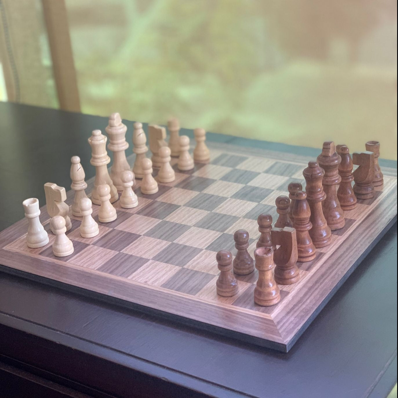 Classic Wooden Chess (plain) – chessleb