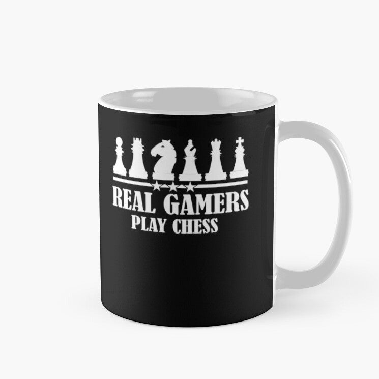 Real gamers play chess Coffee Mug