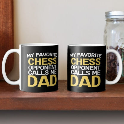 Dad chess mug